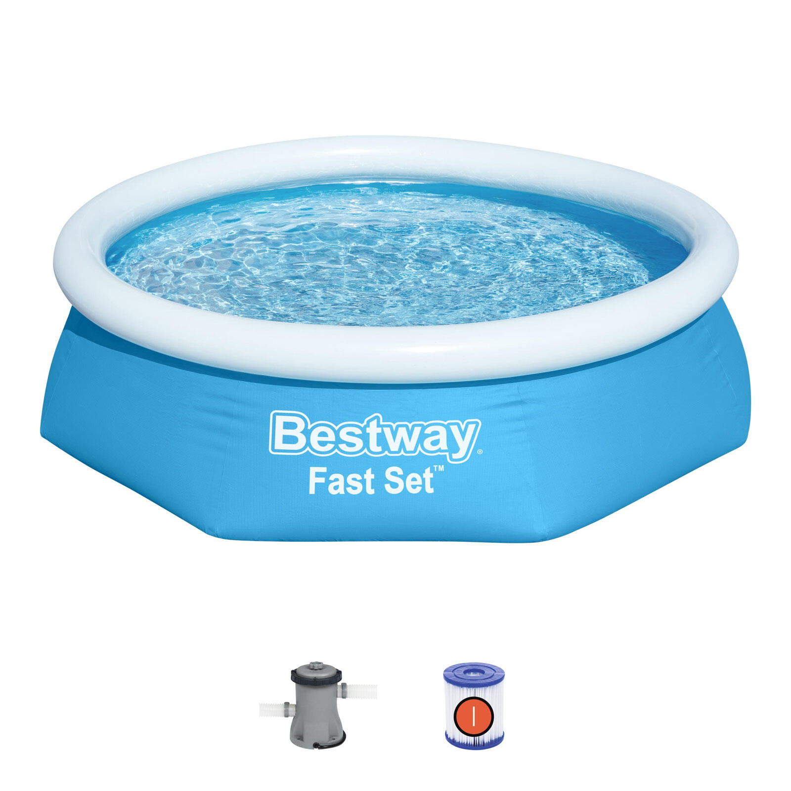 Bestway basen 244 × 61 cm Fast set 57450