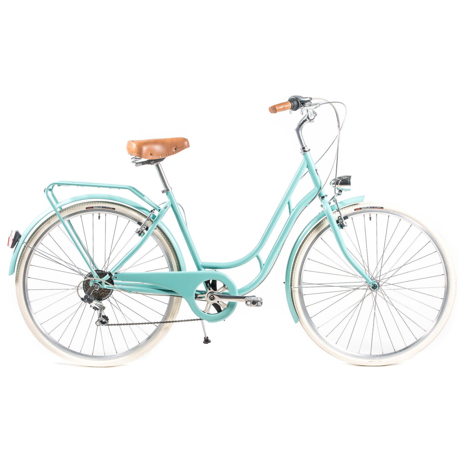 Rower miejski Capri Berlin Aquamarine/Creme 7V