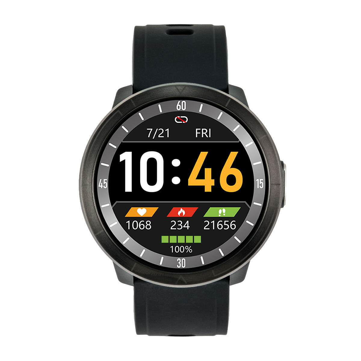 Watchmark WM18 Silikon Czarny