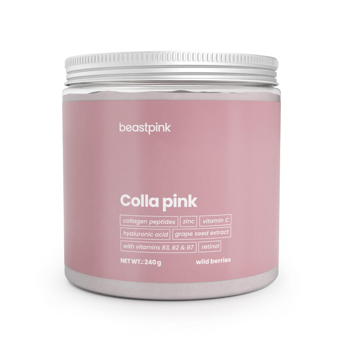 BeastPink BeastPink Colla Pink 240 g Lemoniada truskawkowa