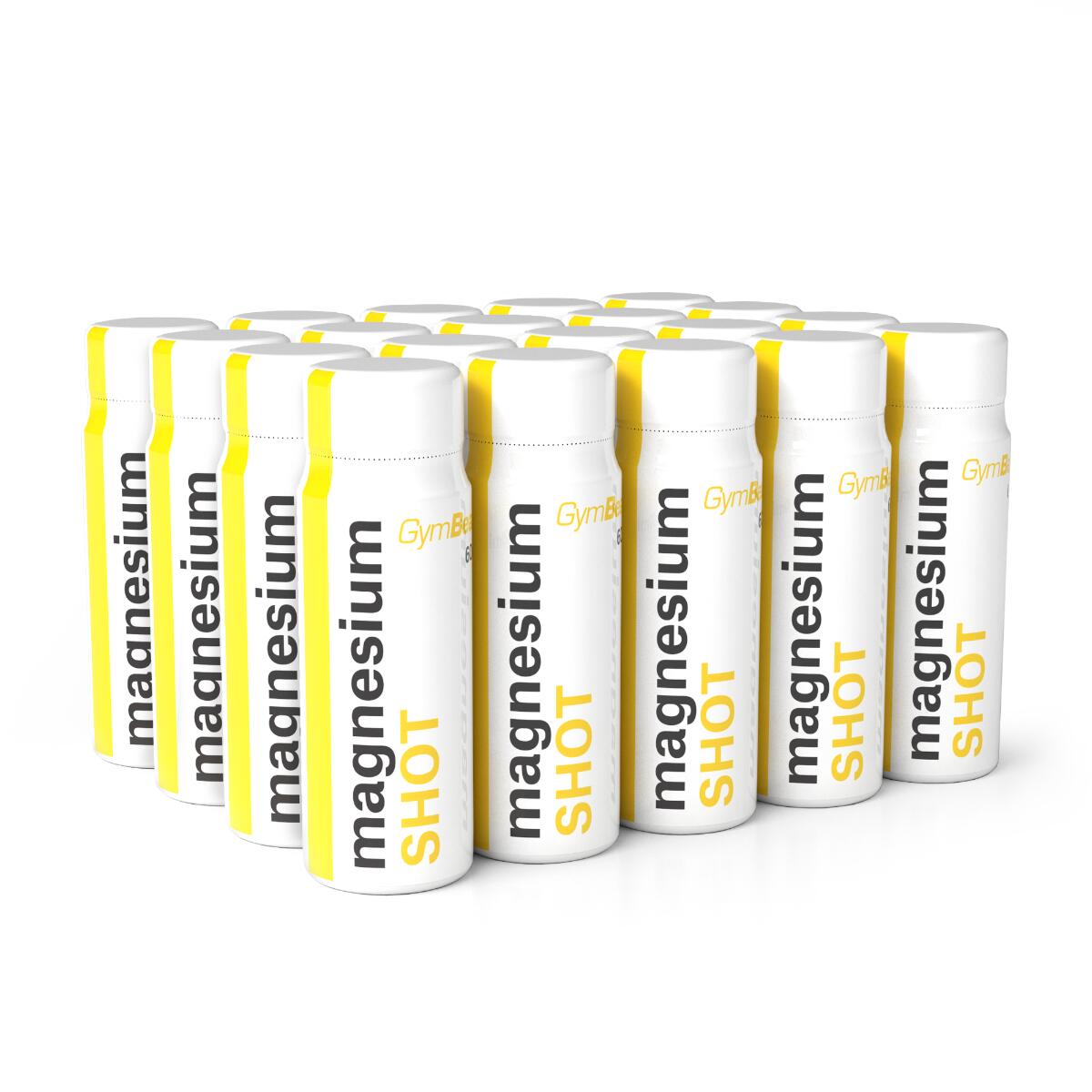 GymBeam Magnez Shot 20 x 60 ml cytrynowy