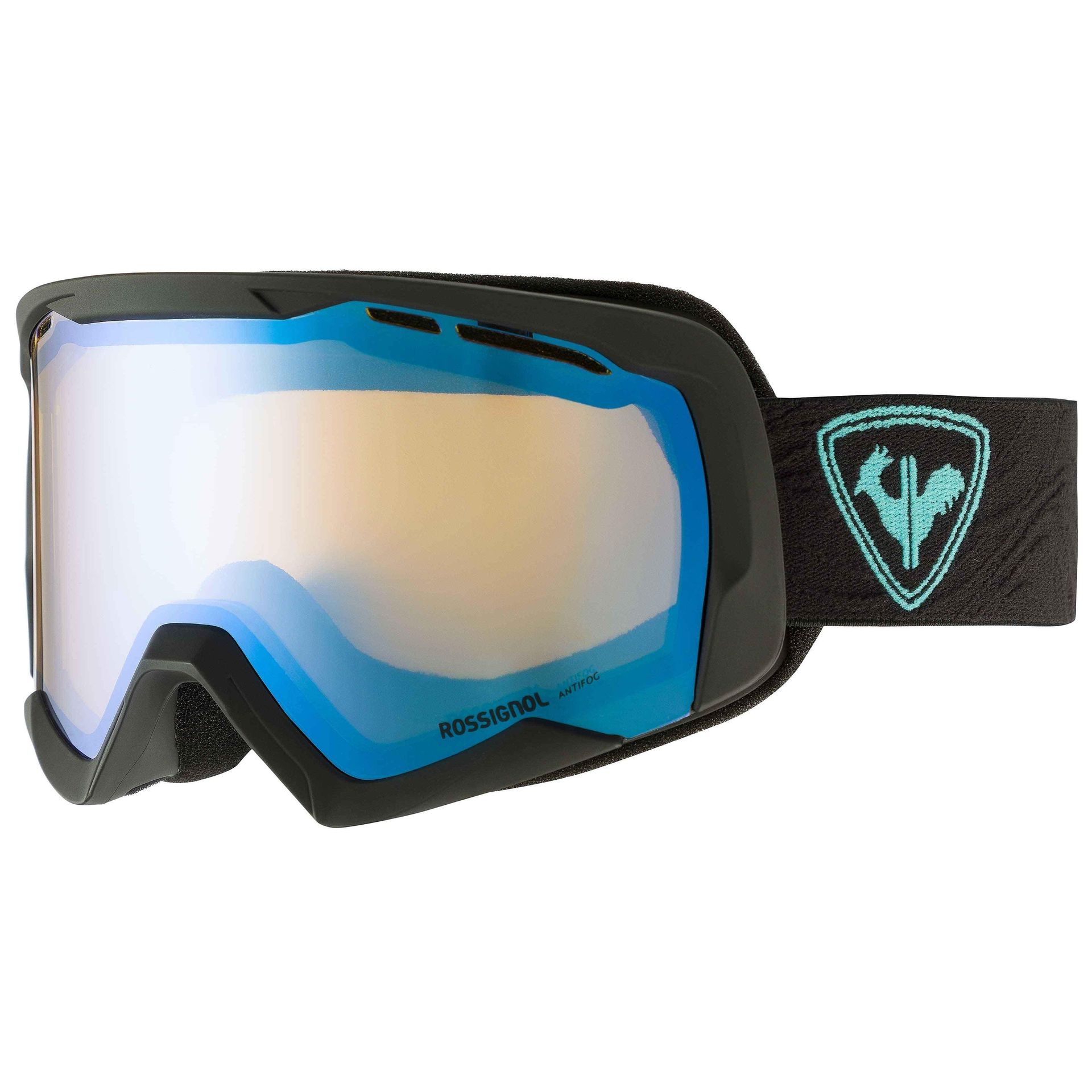 Rossignol Spiral Miror Gogle, black 2020 Gogle narciarskie RKJG403 0000TU