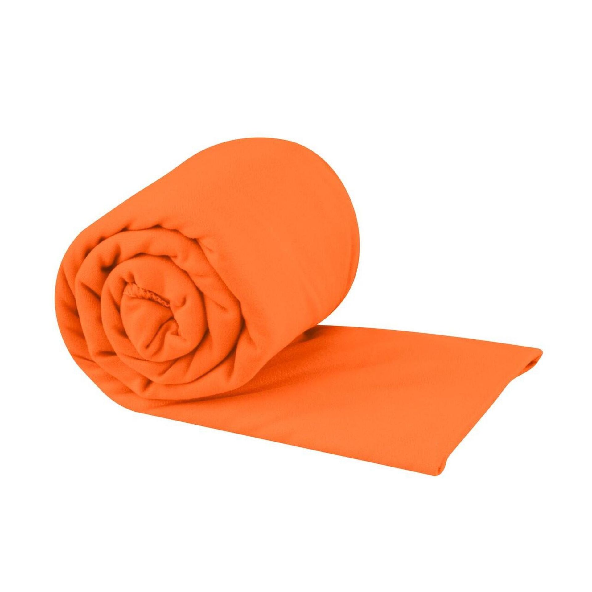 Ręcznik szybkoschnący z mikrofibry Sea To Summit Pocket Towel Outback Orange pomarańczowy XL