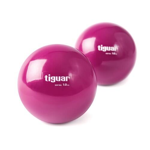 Tiguar Piłki heavyball 1,0 kg - śliwka TI-PHB010
