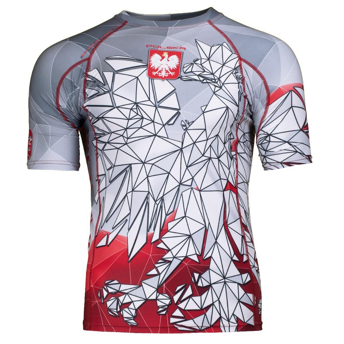 Koszulka do MMA męska z krótkim rękawem EXTREME HOBBY POLSKA
