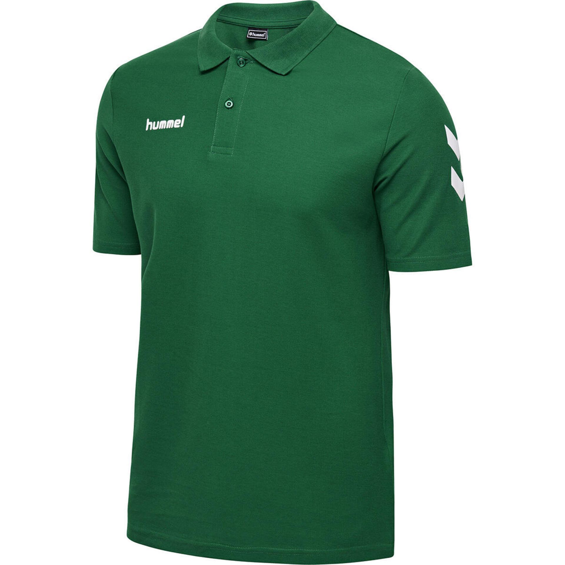 Koszulka tenisowa polo męska Hummel Go Cotton Polo
