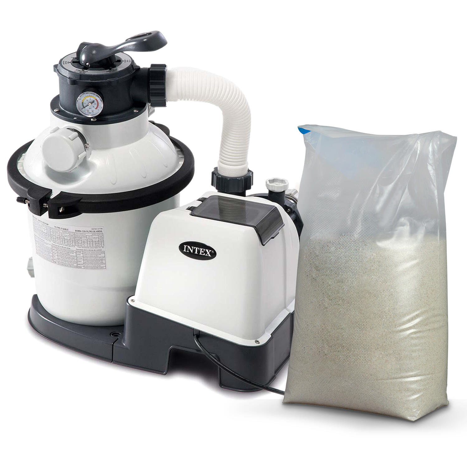 Intex Pompa filtrująca piaskowa z hydro aeracją 4500 / 4000 l/godz. 26644