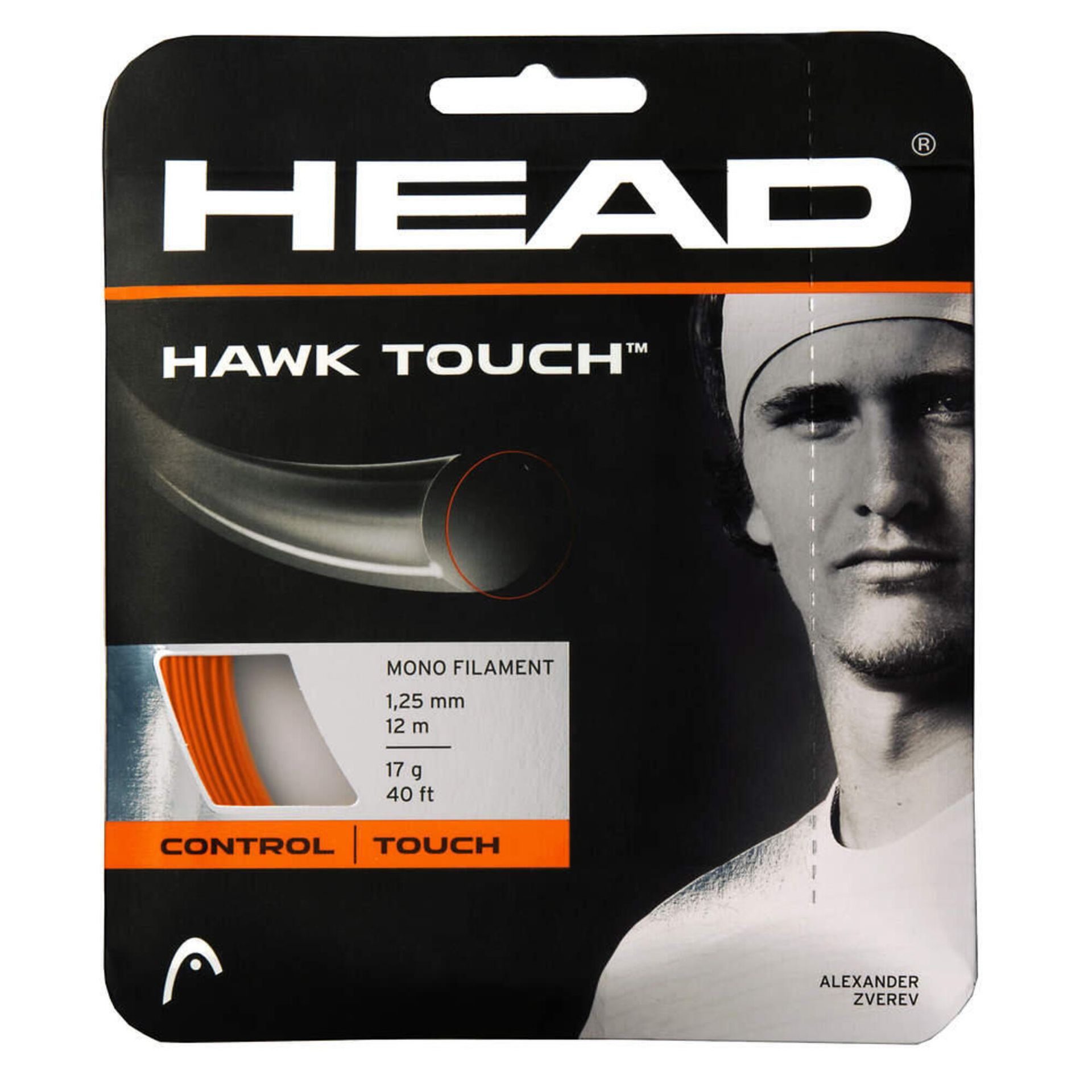 Naciąg do rakiety Head HAWK TOUCH set 12m. red 1,30 mm.