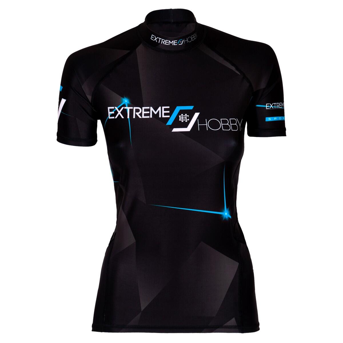 Rashguard fitness damski EXTREME HOBBY MT SPORT z krótkim rękawem