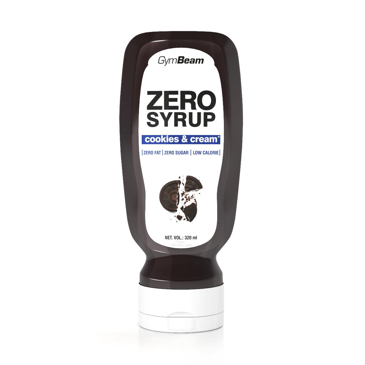 GymBeam ZERO SYROP cookies&cream 320 ml