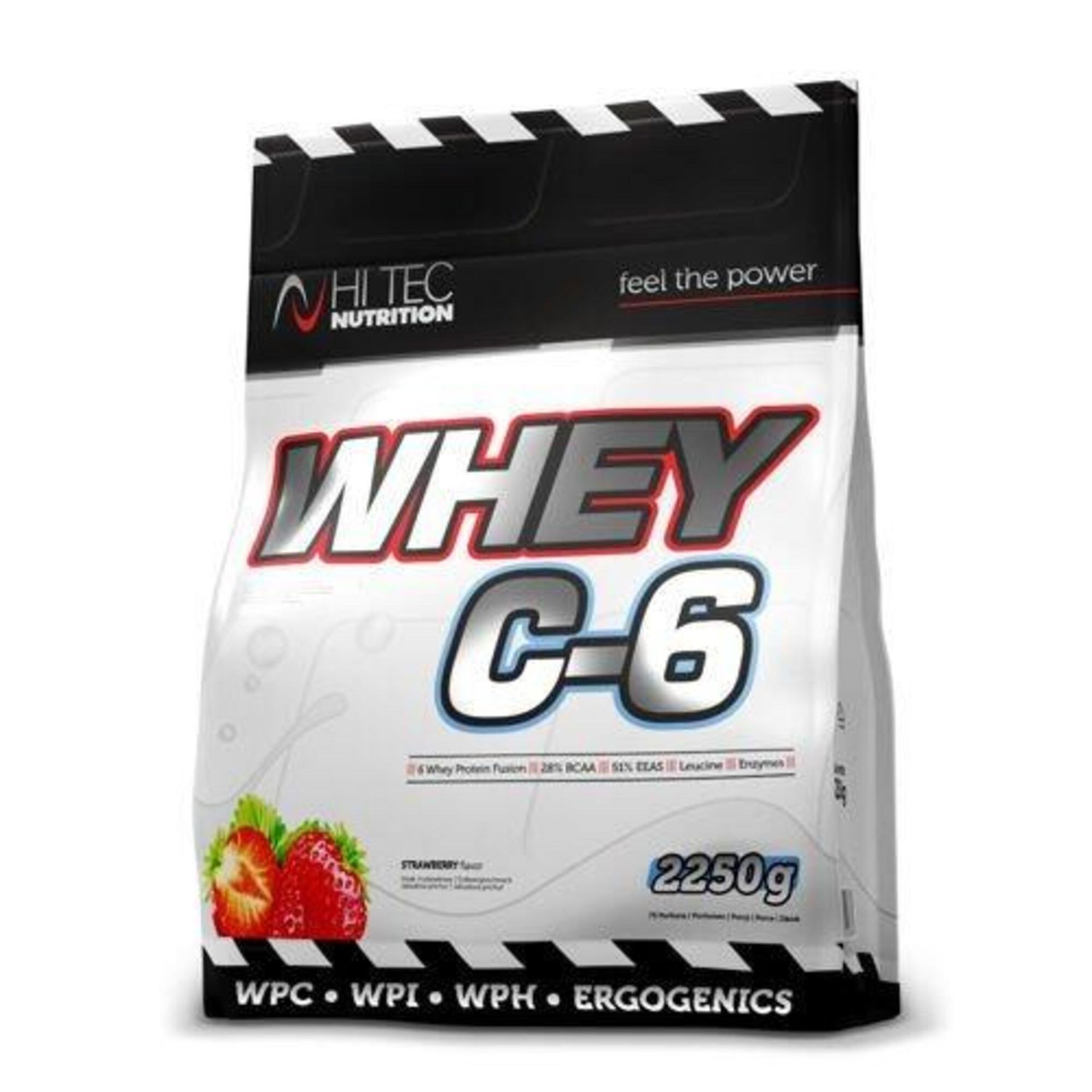 HI TEC Whey C-6 2250g Truskawka