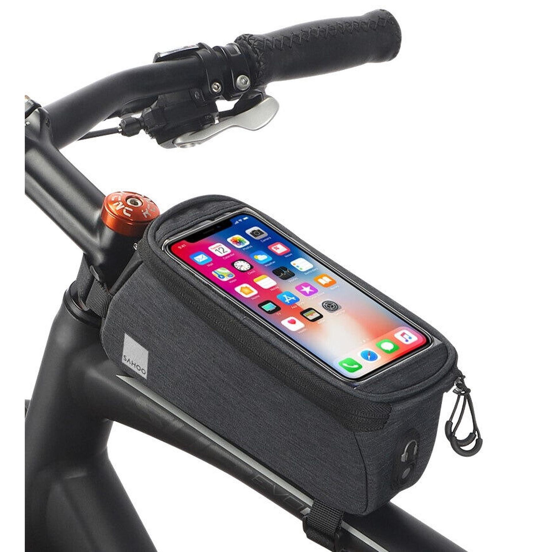 Roswheel Sakwa na ramę przednia na telefon 5,5", grafitowa