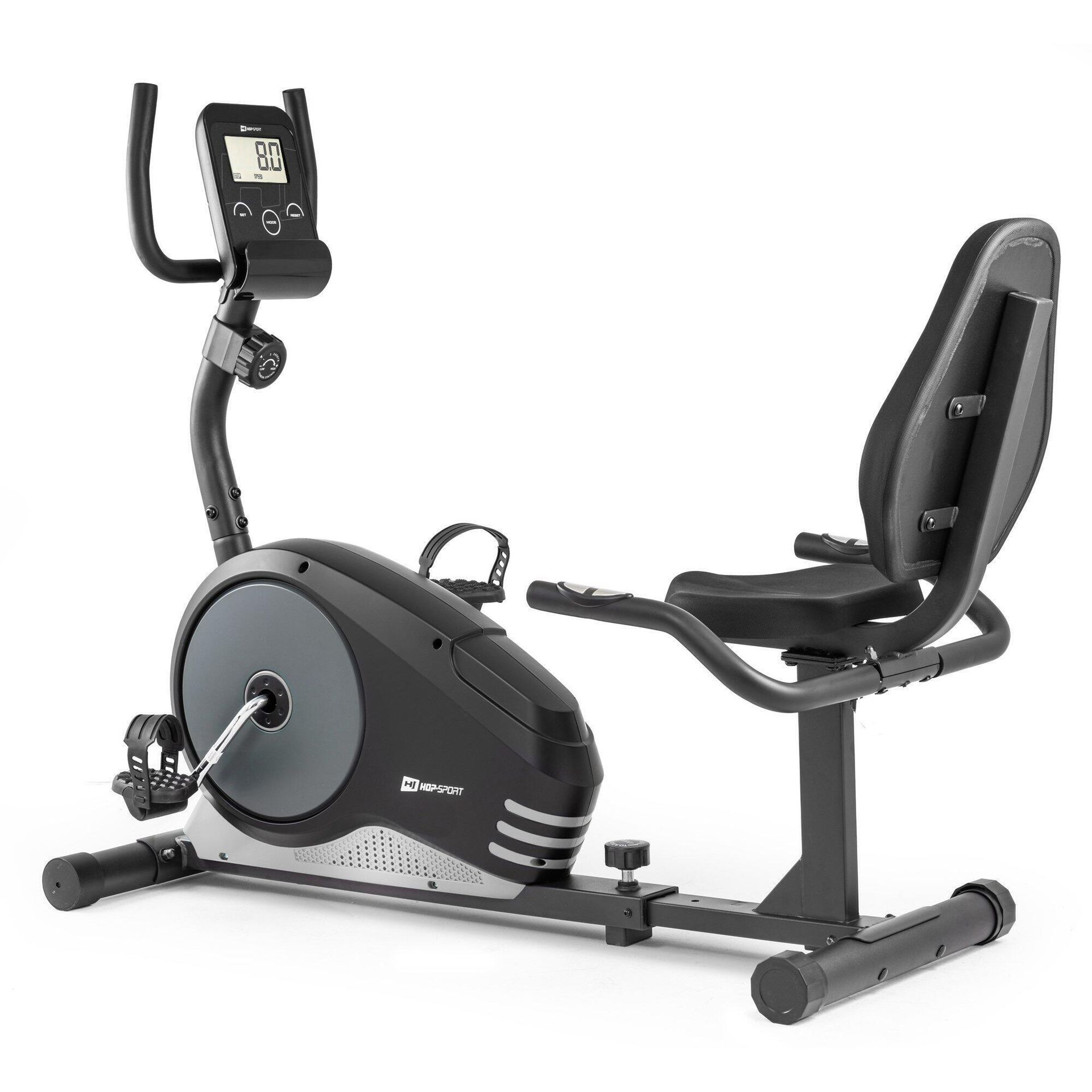Hop-Sport Rower poziomy HS-040L Root szaro-niebieski - Hop Sport 27833-uniw