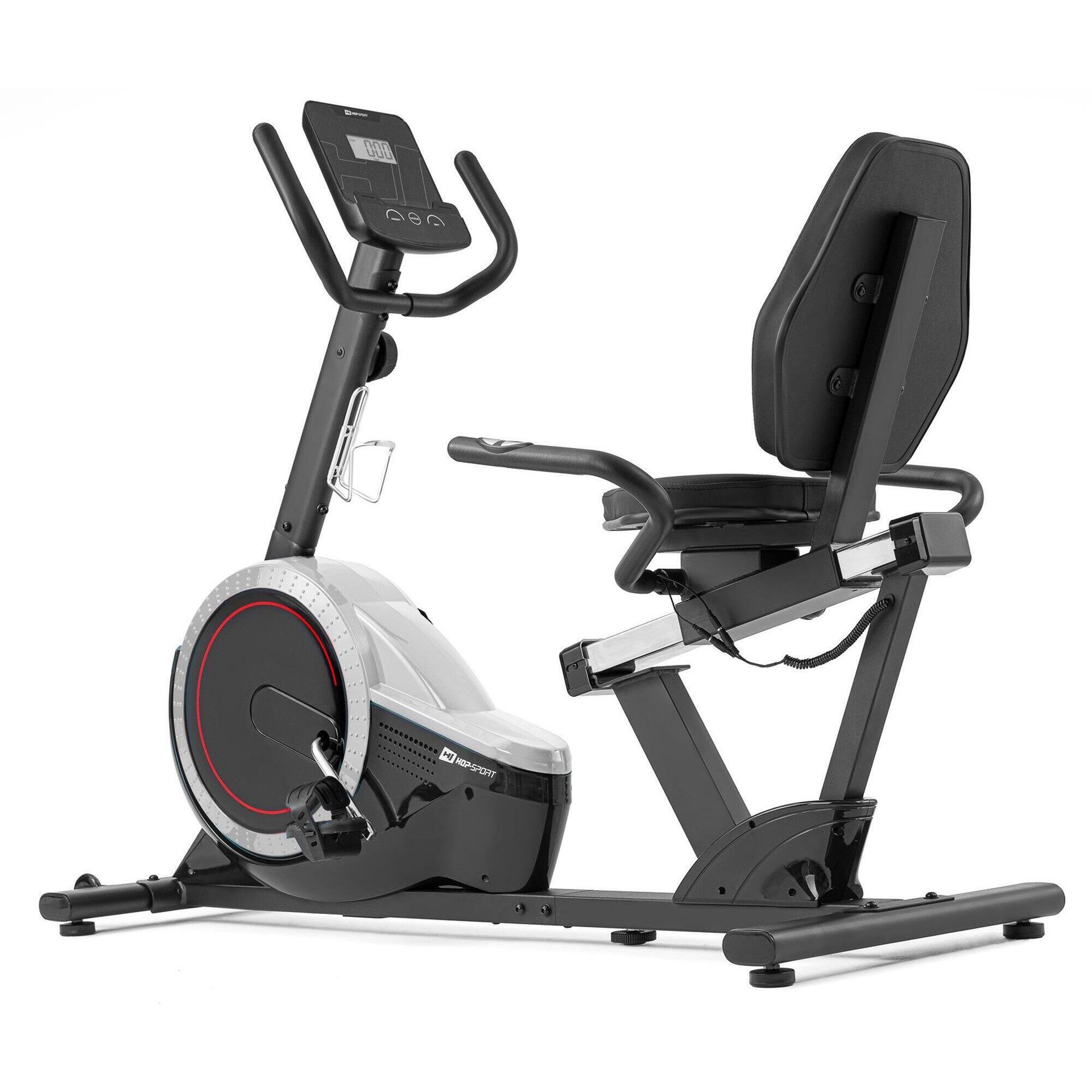 Rower stacjonarny treningowy leżący Hop-Sport Pulse