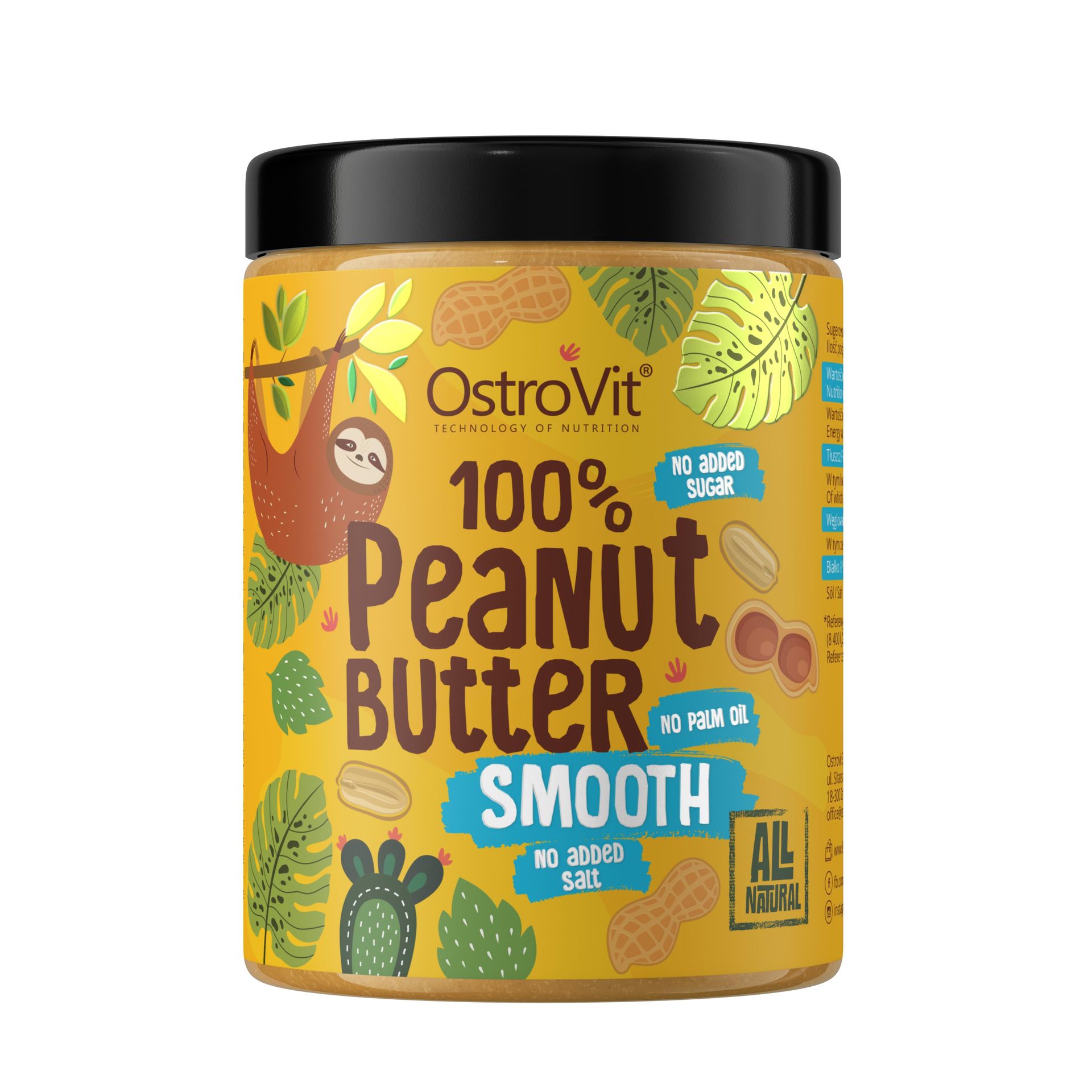 Ostrovit Masło orzechowe 100% - Peanut Butter 1000 g