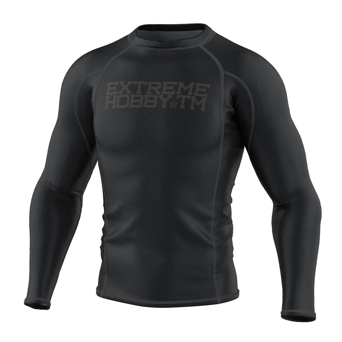 Rashguard do MMA męski z długim rękawem EXTREME HOBBY TRACE kompresyjny