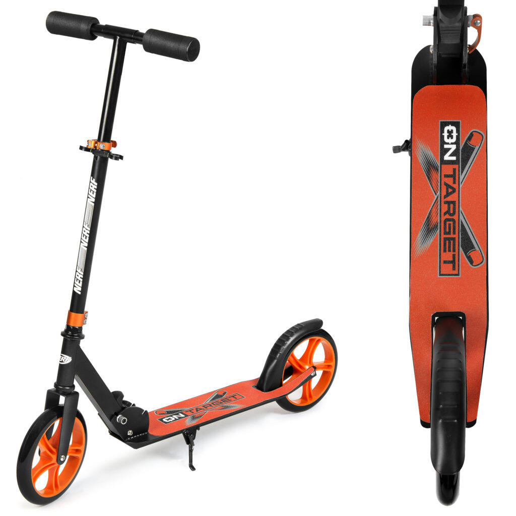 Spokey Hulajnoga pomarańczowa składana Nerf Hasbro NOISE