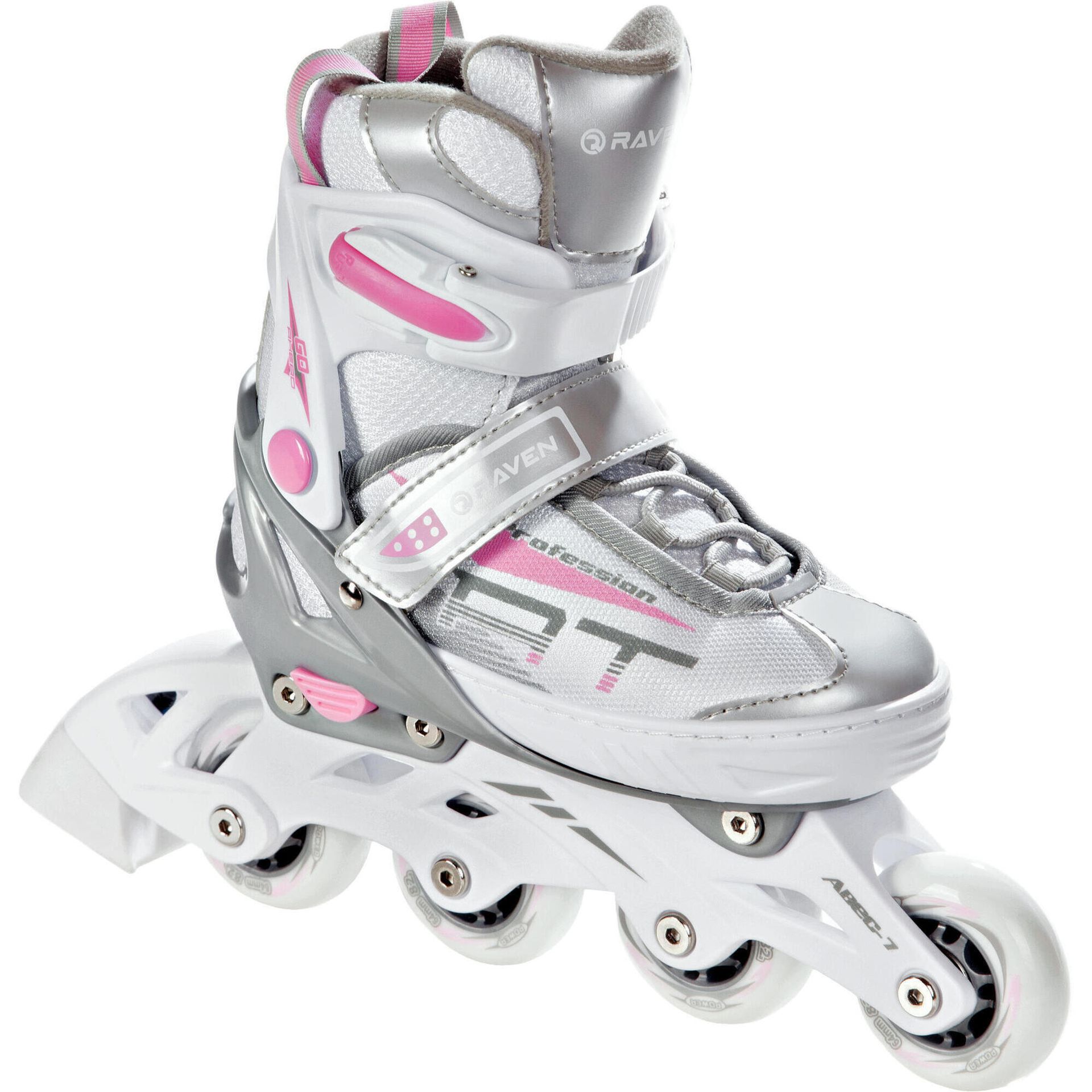 Rolki Raven Profession White / Pink- 28-32