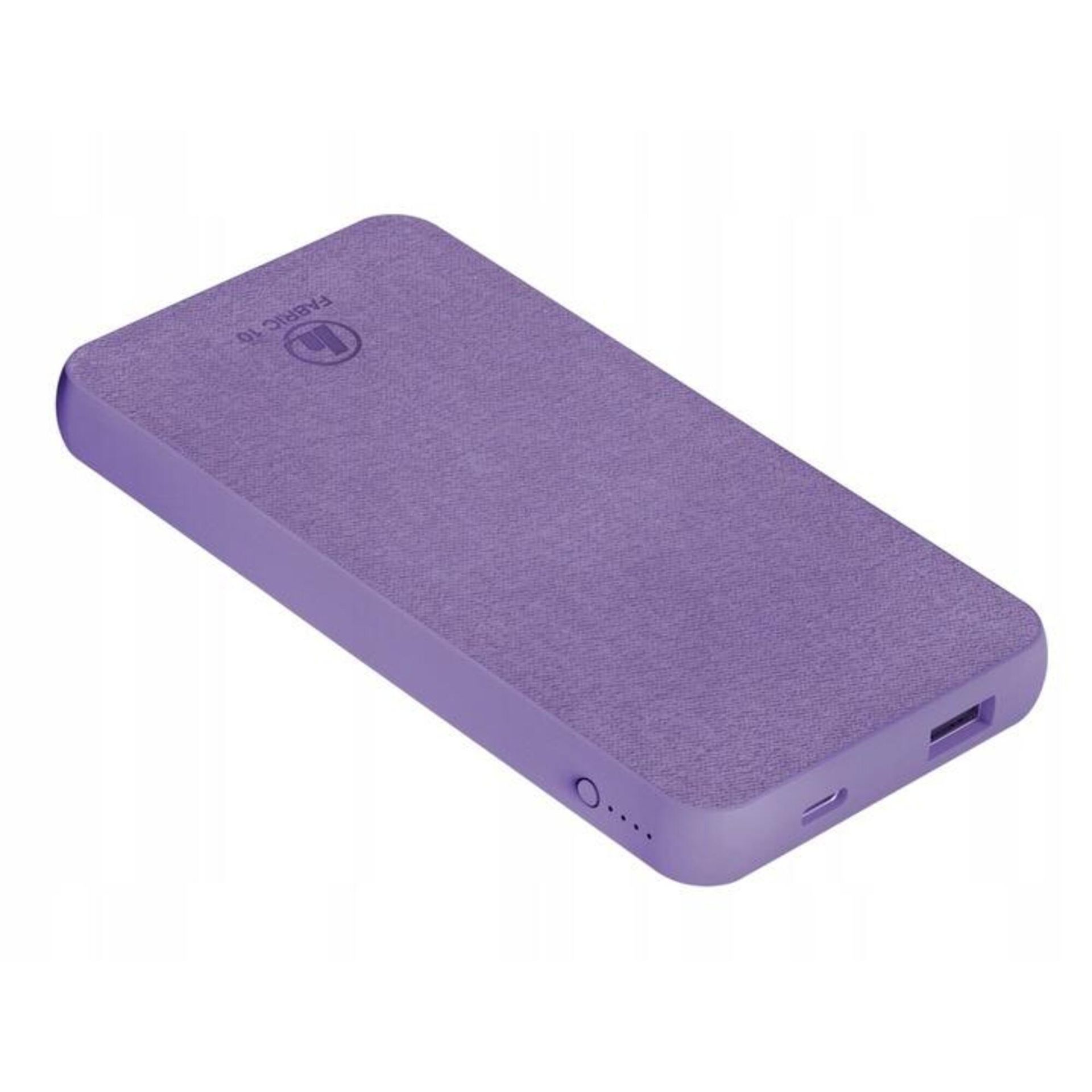 Hama Powerbank Power Pack Fabric 10 10000 mAh Fioletowy