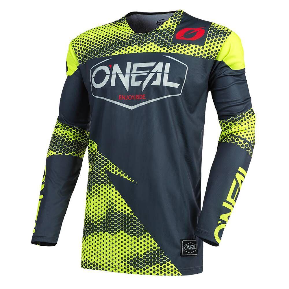 Jersey MTB O'neal Mayhem COVERT Charcoal/neon yellow