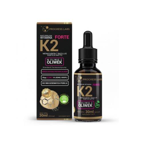 Progress Labs Witamina K2 PROGRESS LABS MK-7 Forte, 30 ml