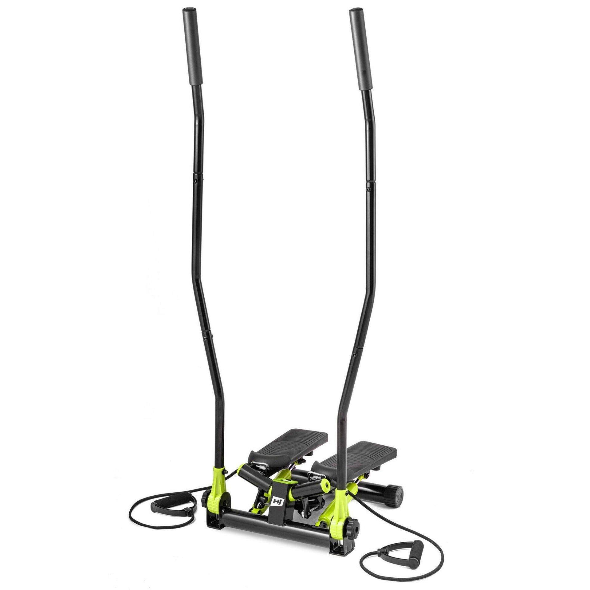 Hop-Sport Stepper skrętny z ramionami HS-045S Slim limonkowy 46411