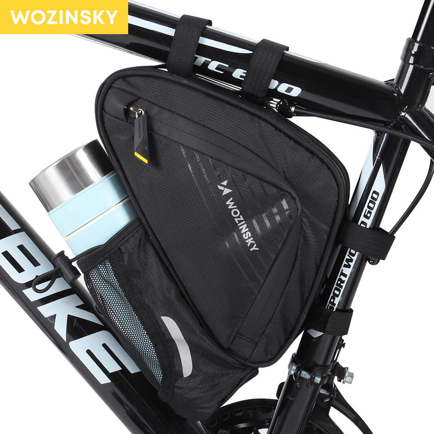 Torba rowerowa na ramę Wozinsky wodoodporna 2,5 L