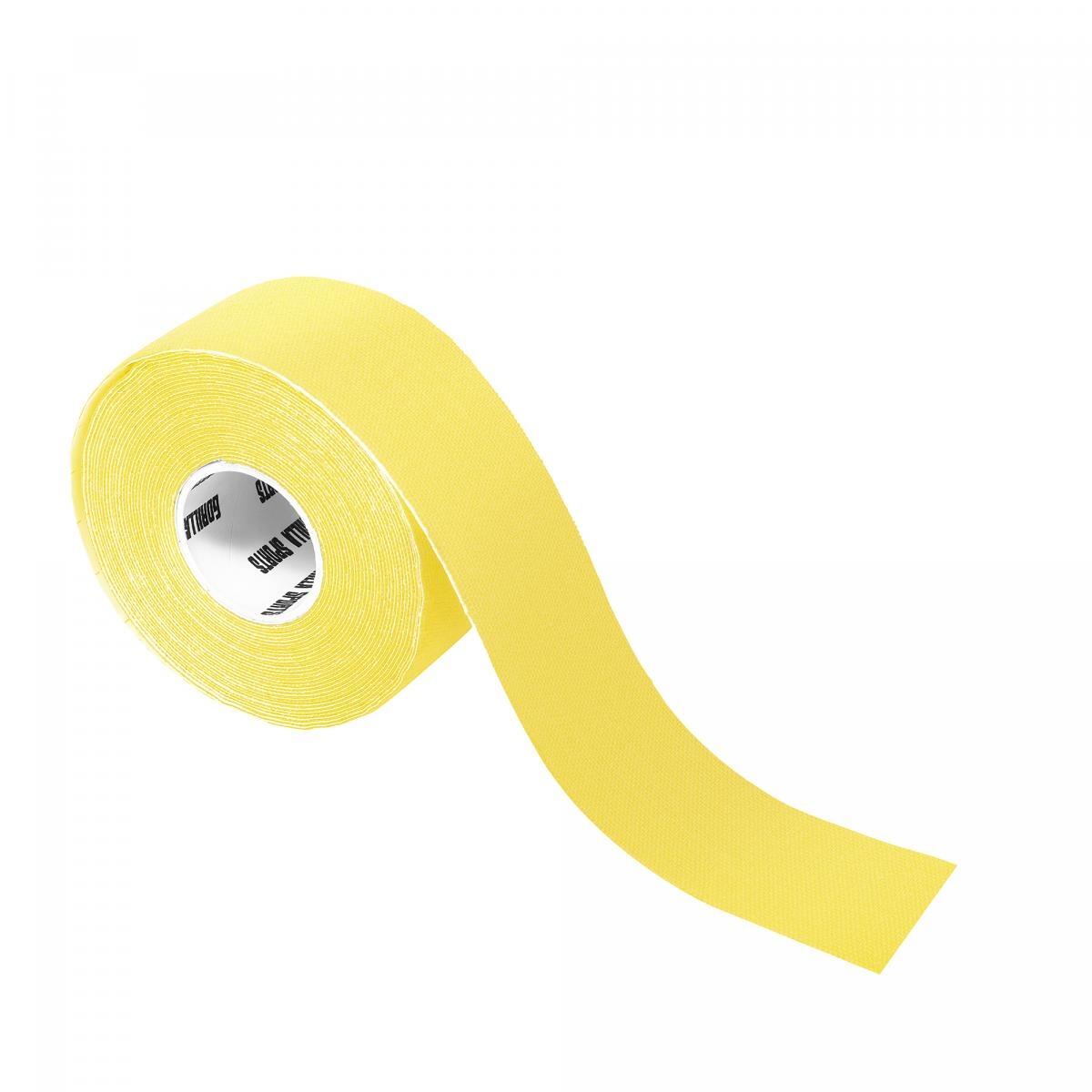 Taśma kinezjologiczna 2,5 cm żółta