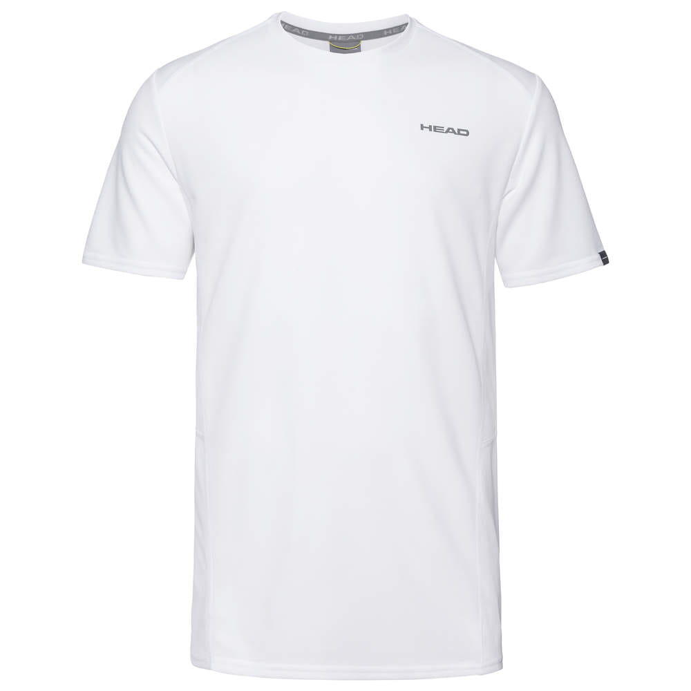 Koszulka do tenisa z krótkim rękawem chłopięca Head CLUB TECH biała