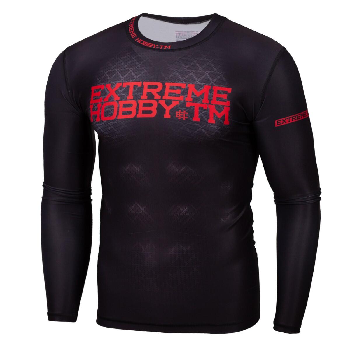 Koszulka sportowa męska EXTREME HOBBY BLACK ARMOUR z długim rękawem