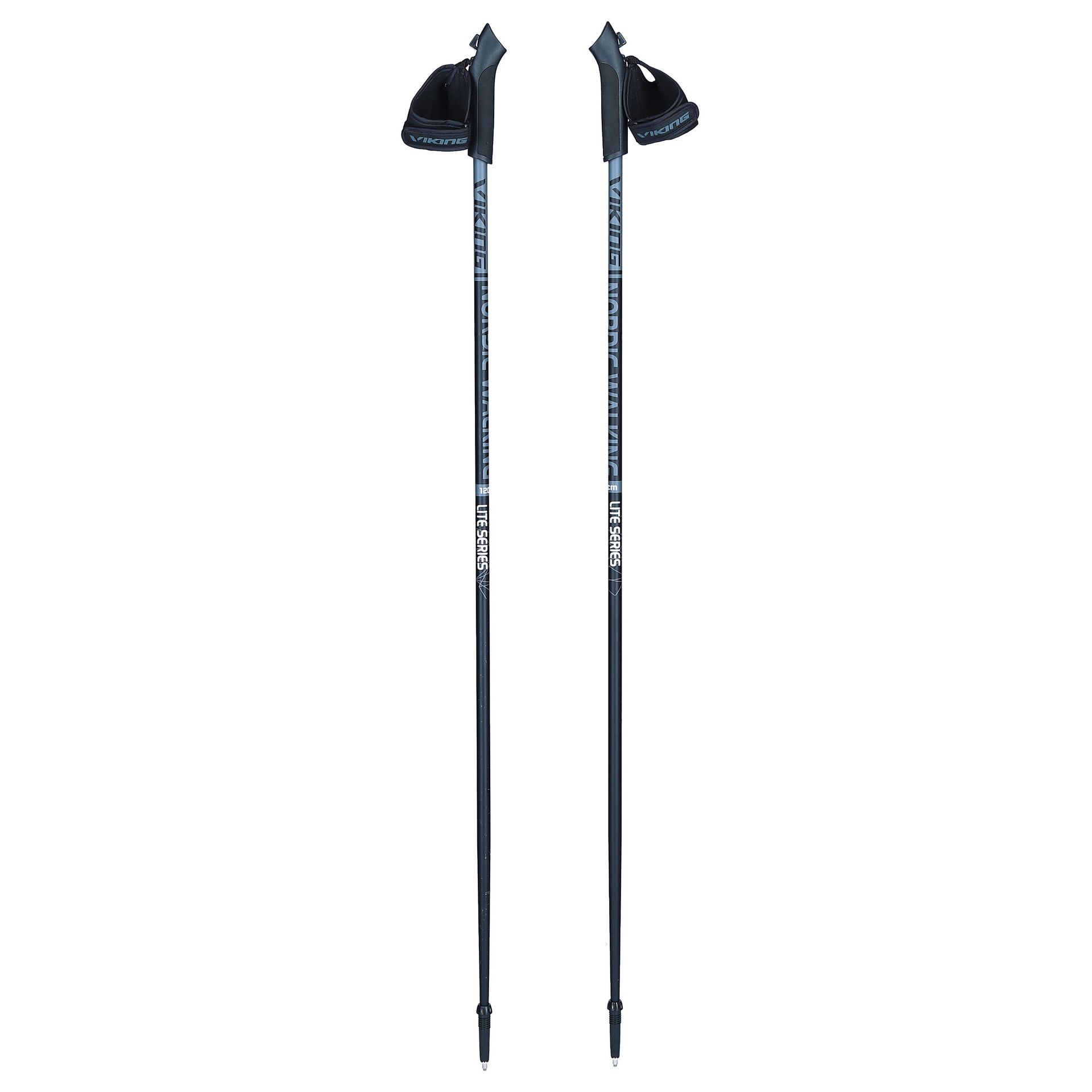 Viking, Kije trekkingowe, NW Lite Pro, czarny, 115cm