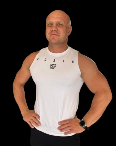Tank top bezrękawnik biały Furia