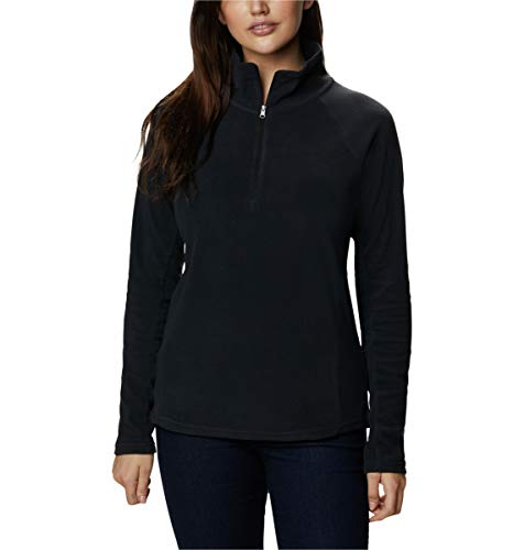 Columbia Sweter damski Glacial IV 1/2 z zamkiem błyskawicznym, czarny, XXL