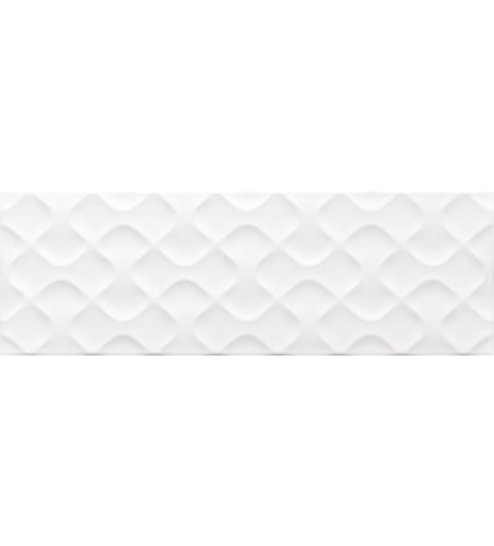 Ceramika Color CCR14-1 RIBBON WHITE RETT. 25x75