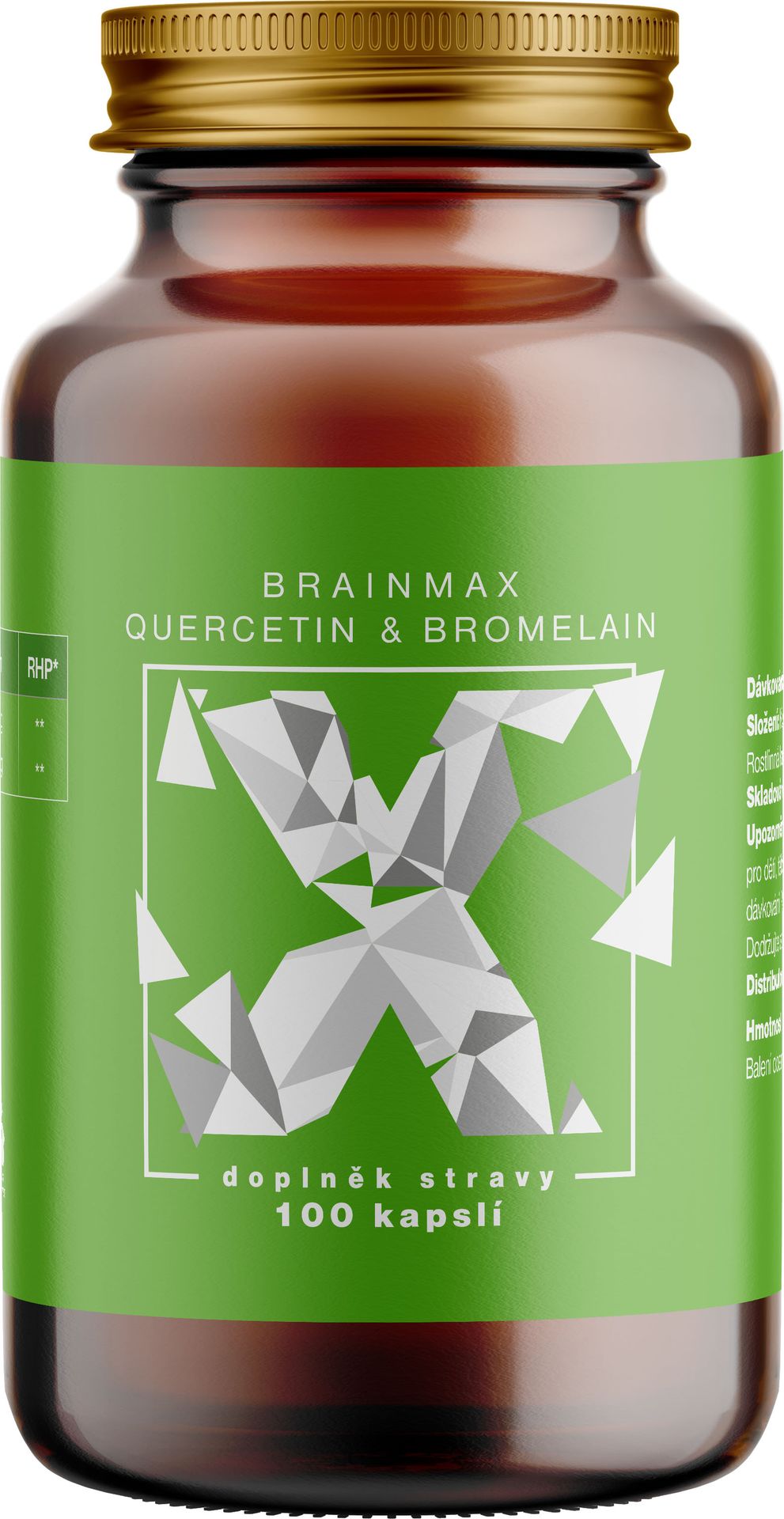 BrainMax Quercetin & Bromelain, Kwercetyna i Bromelaina, 100 kapsułek ziołowych