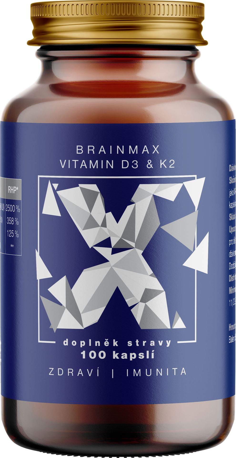 Фото - Вітаміни й мінерали K2 BrainMax Witamina D3 i , D3 5000 IU /  jako MK7 all-trans K2VITAL®DELT 