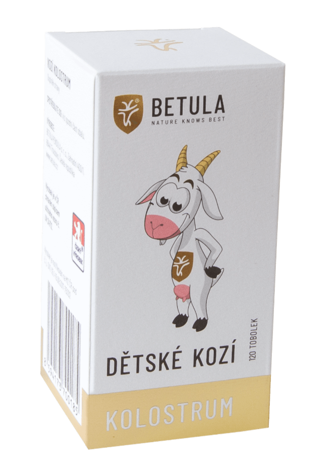 Betula - Dziecięca siara kozie, 125 mg, 120 kapsułek