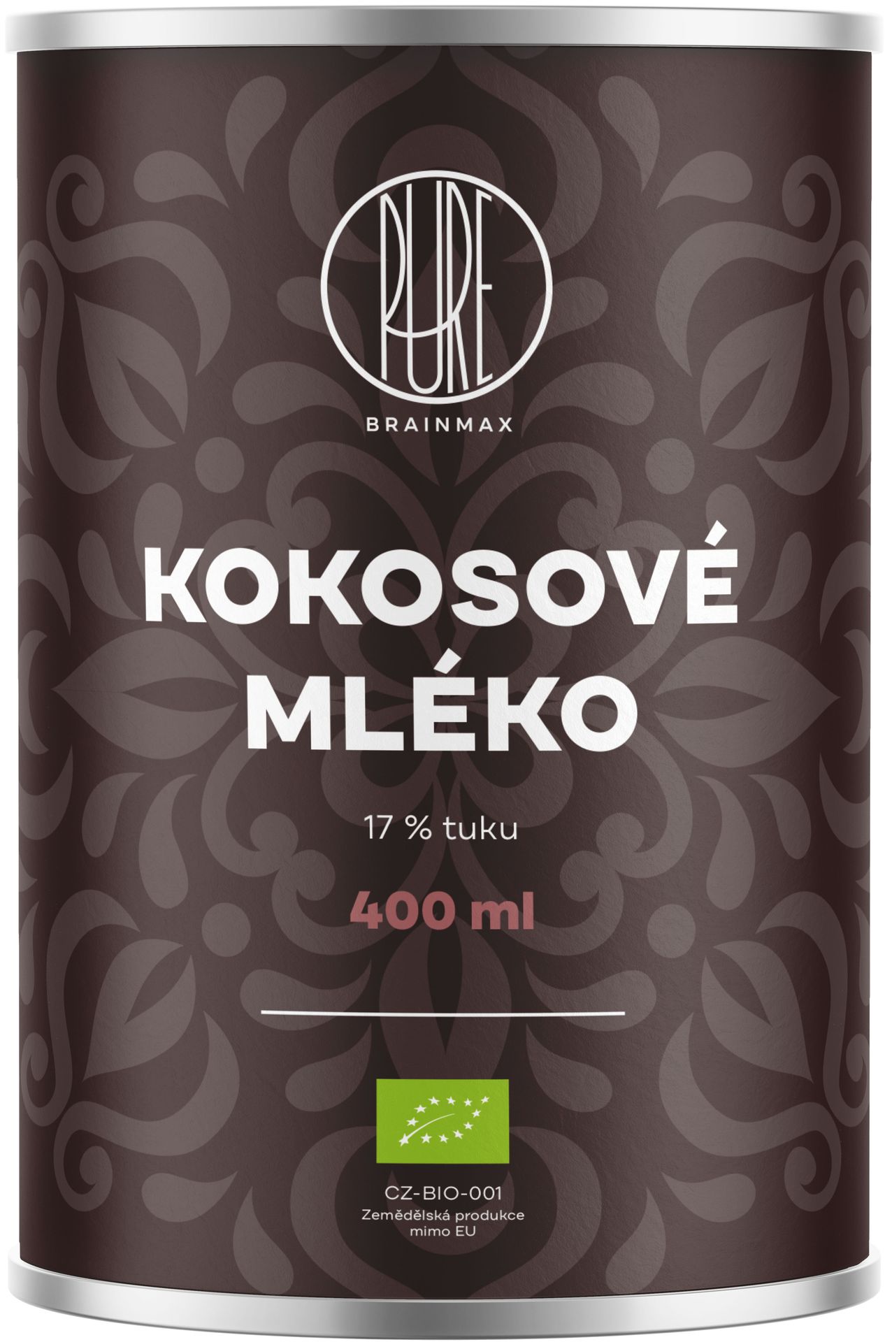 BrainMax Pure Kokosowe mleko 17% tłuszczu, BIO, 400 ml