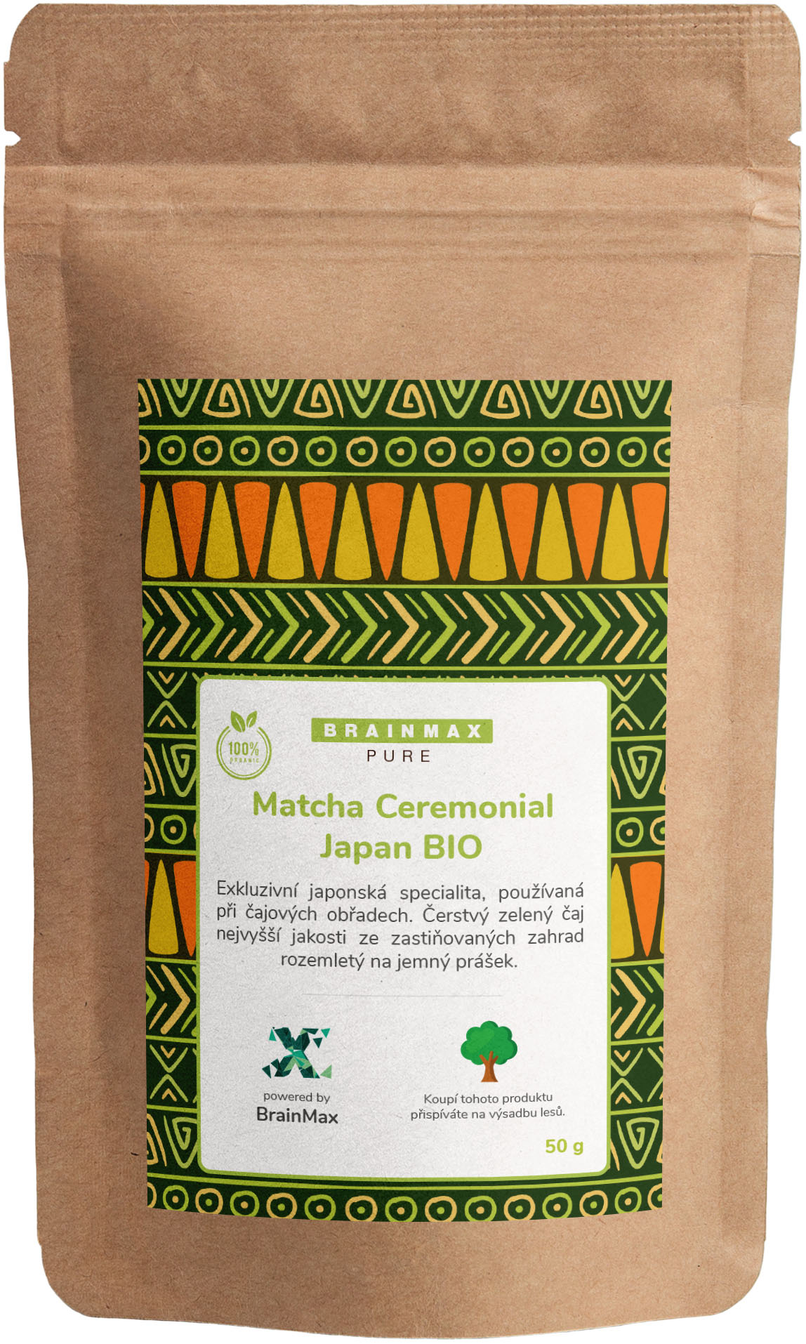 BrainMax Pure Matcha Ceremonial Japan BIO 50g