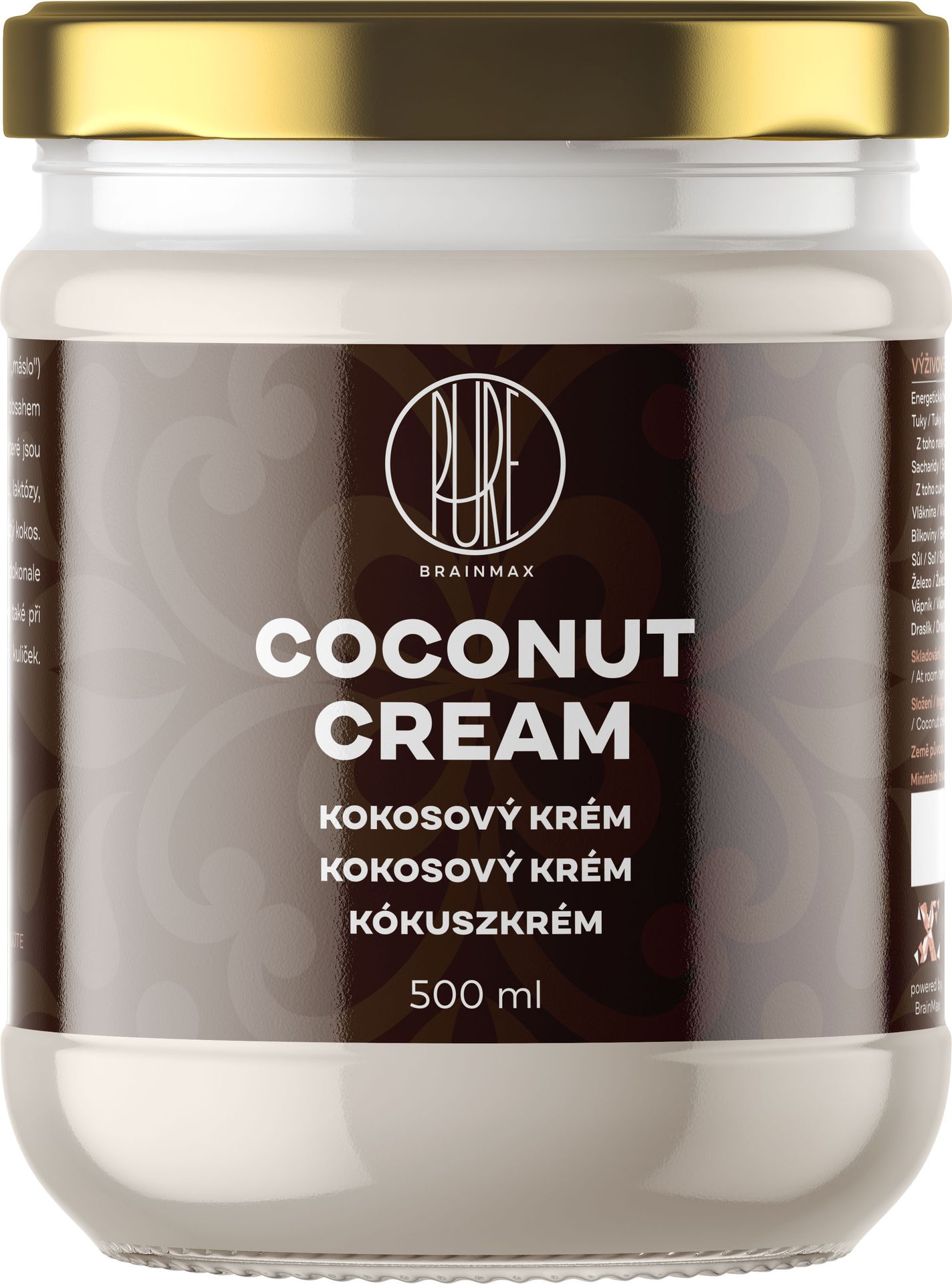 BrainMax Pure Kokosowy krem BIO, 500 g