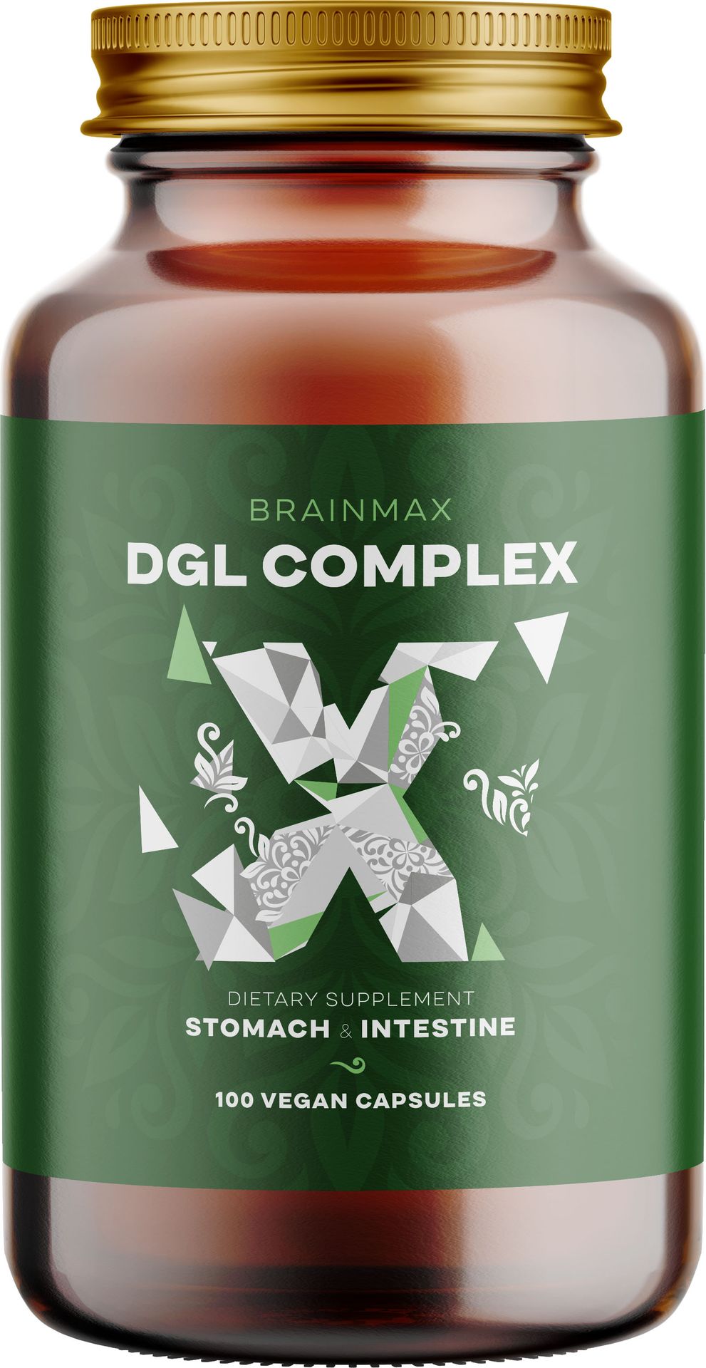 BrainMax DGL Complex (lukrecja pozbawiona glicyryzyny), 100 kapsułek roślinnych