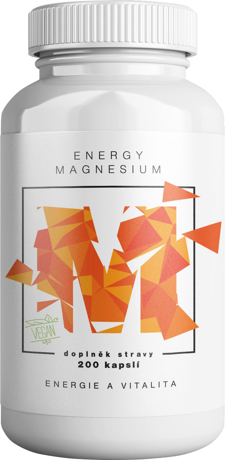 BrainMax Energy Magnesium, 1000 mg, 200 Kapsułek (Magnesium Malate - Jabłczan Magnezu, 164 mg)