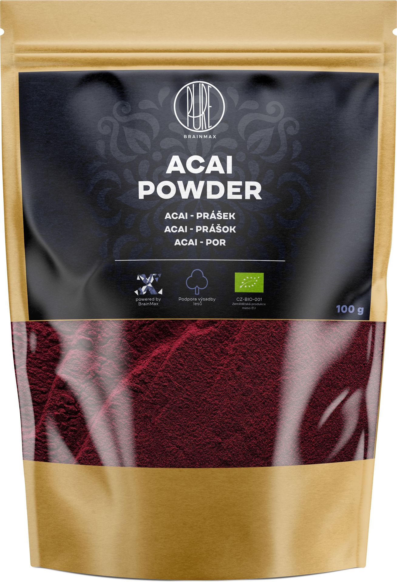 BrainMax Pure Acai BIO proszek, 100 g