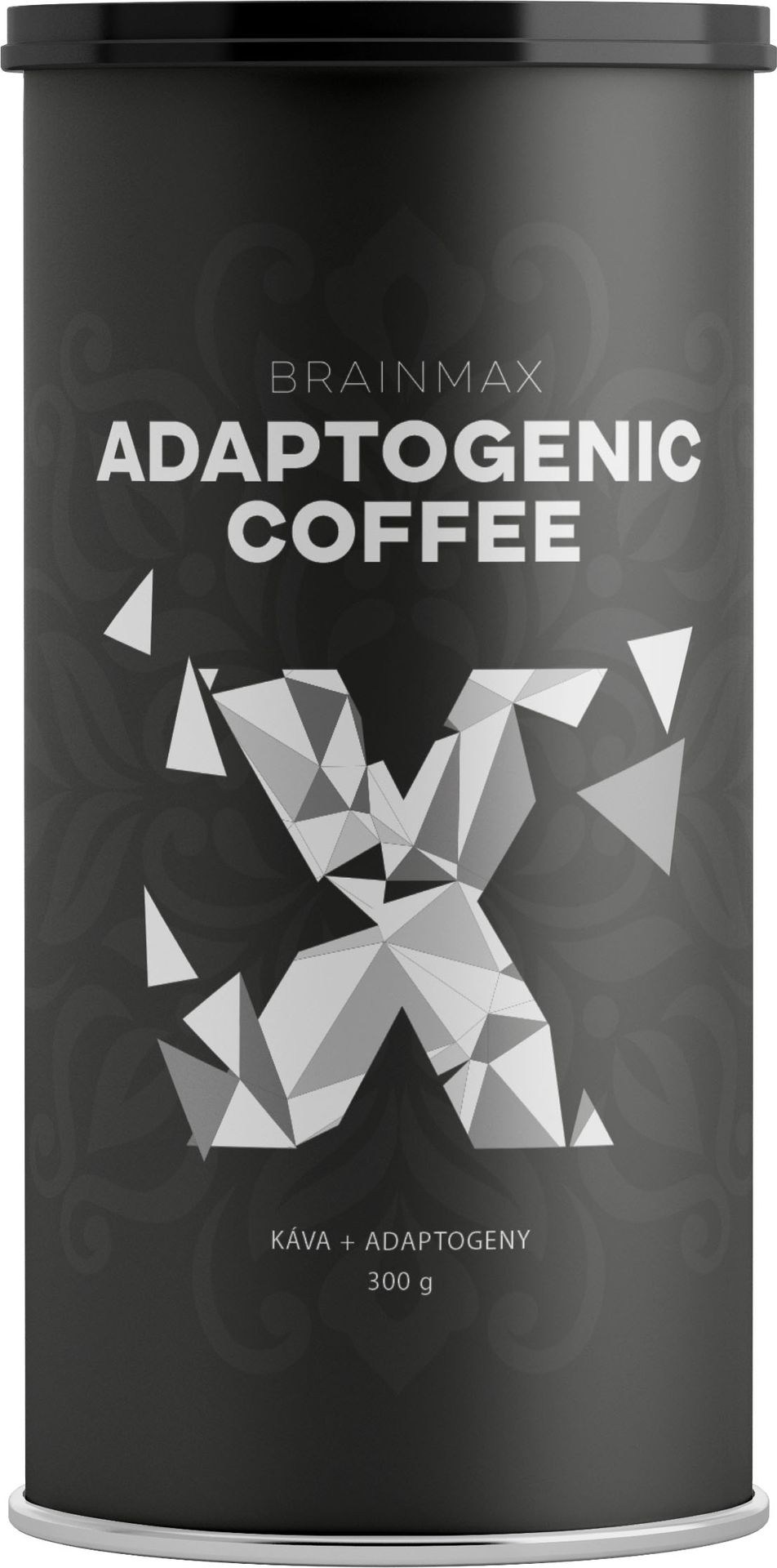 BrainMax Adaptogenic Coffee, Kawa rozpuszczalna BIO z adaptogenami, 300g