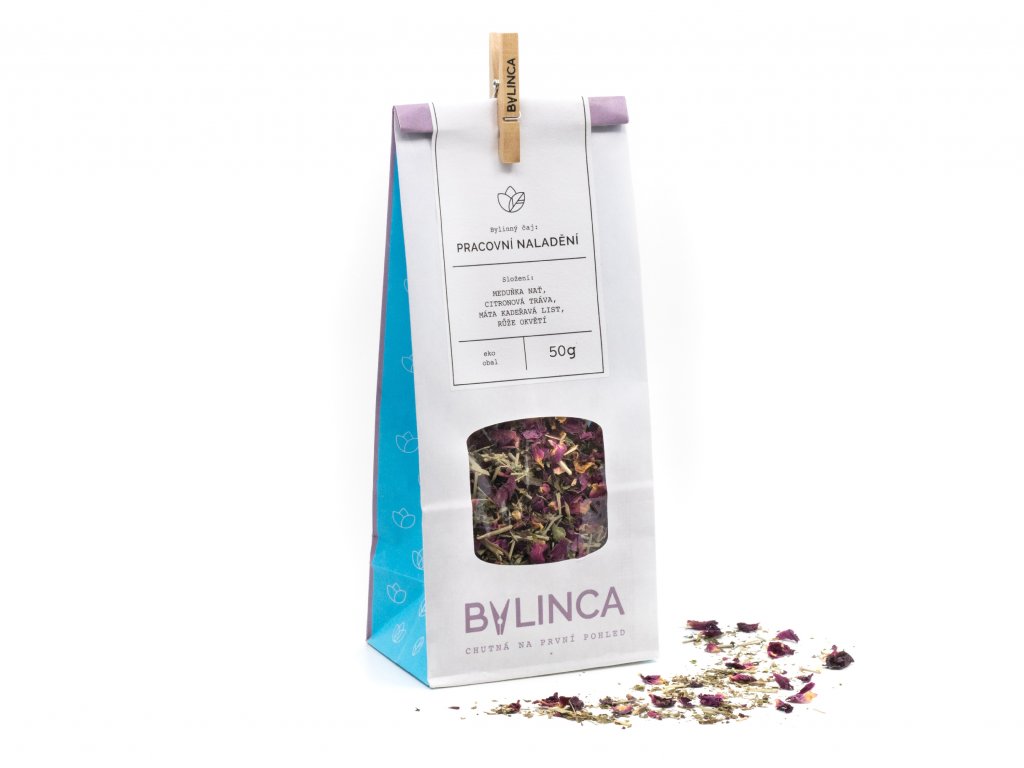 Bylinca - Herbata Ziołowa Nastrój Pracy, 50 g