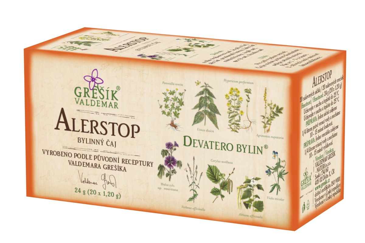 Grešík Waldemar Dziewięć ziół - Alerstop, 20 x 1,2 g
