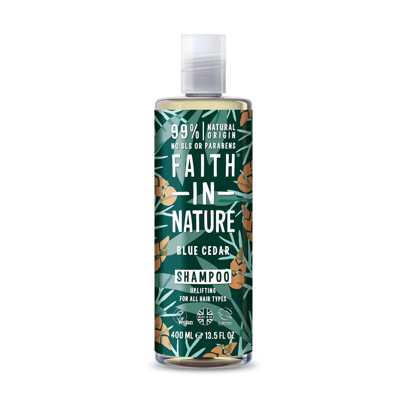 Faith in Nature Faith For Men - Naturalny szampon Cedr niebieski, 400ml