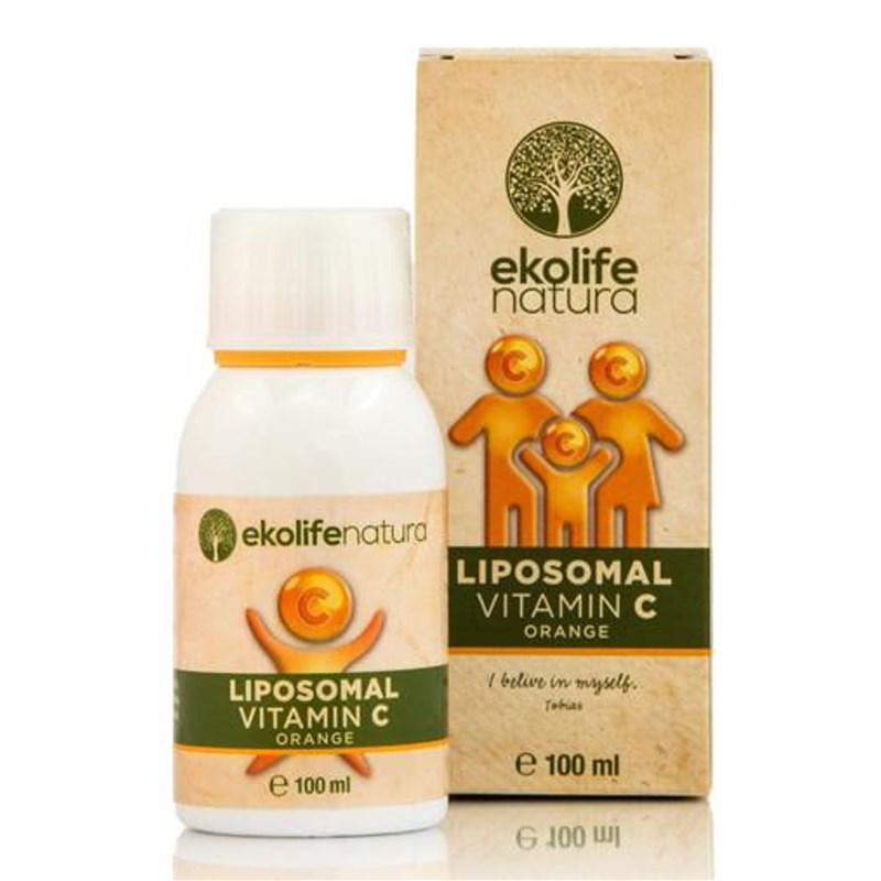Ekolife Natura - Liposomalna Witamina C 500mg 100ml Pomarańcza (Liposomalna Witamina C)