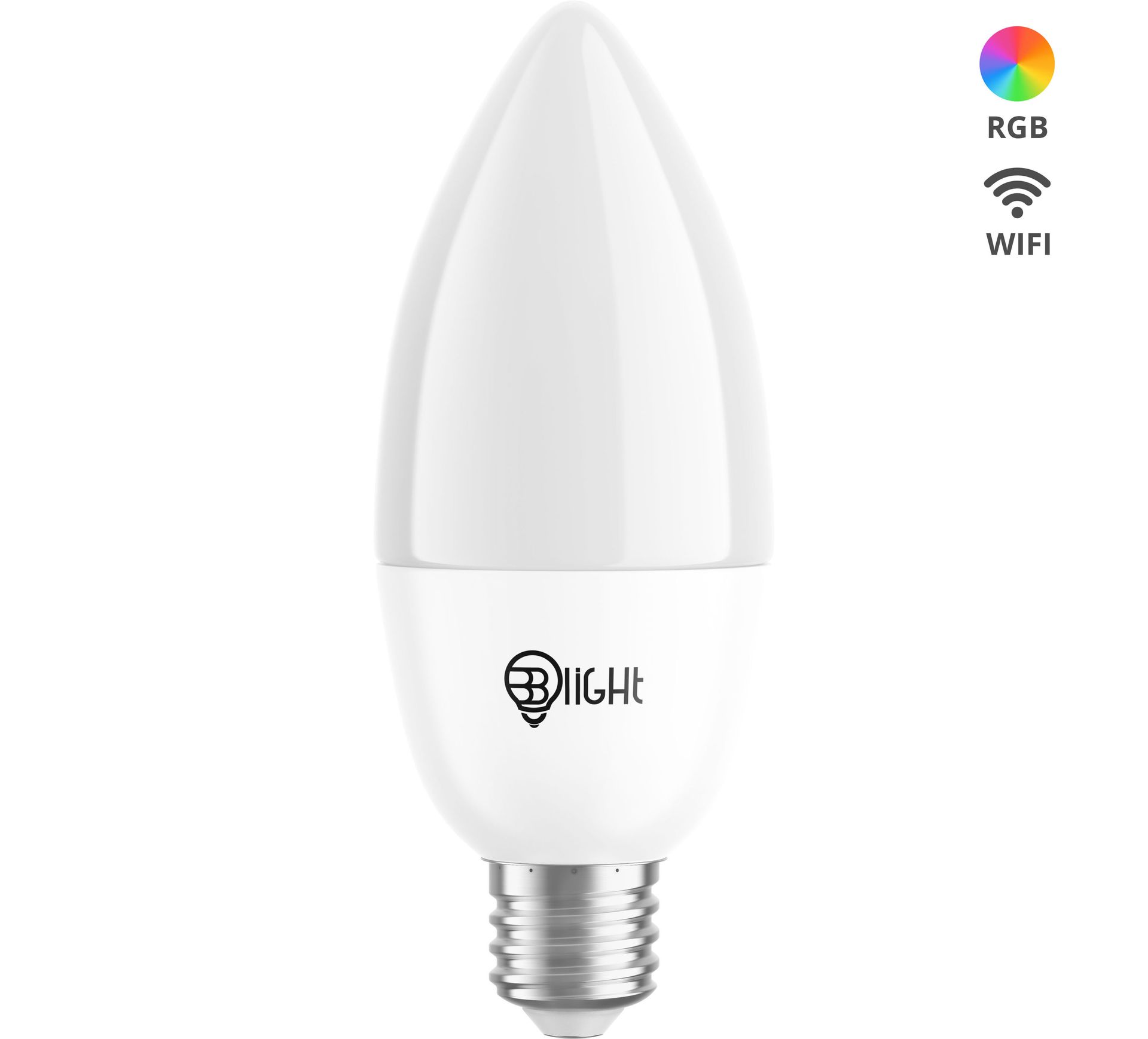Фото - Інше для охорони BrainLight Inteligentna żarówka Blight LED, gwint E14, 5,5 W, WiFi, APP, ś