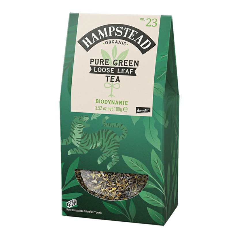 Hampstead Tea London BIO zielona herbata sypana, 100g